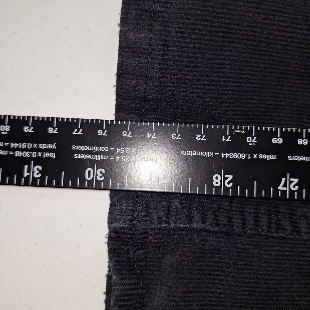 Old Navy Black Corduroy High Waisted Flare Leg Pants Womens Size 8 Secret-Smooth - Picture 7 of 16